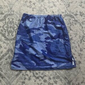 1990s Camo Tube Skirt